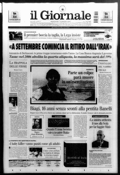 Il giornale : quotidiano del mattino